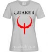 Женская футболка QUAKE 4 Серый фото