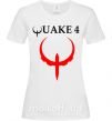 Женская футболка QUAKE 4 Белый фото