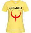 Женская футболка QUAKE 4 Лимонный фото