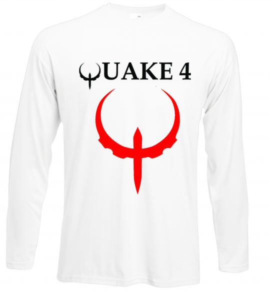 Лонгслів QUAKE 4 Білий фото