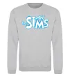 Світшот THE SIMS Сірий меланж фото