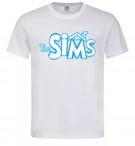 Чоловіча футболка THE SIMS Білий фото