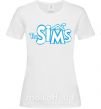 Жіноча футболка THE SIMS Білий фото