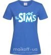 Жіноча футболка THE SIMS Яскраво-синій фото