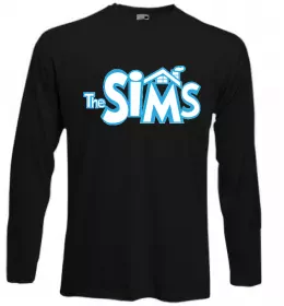 Лонгслив THE SIMS Черный фото