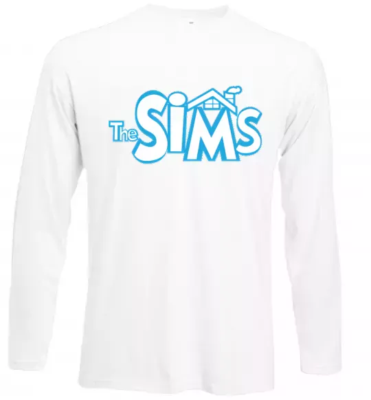 Лонгслів THE SIMS Білий фото