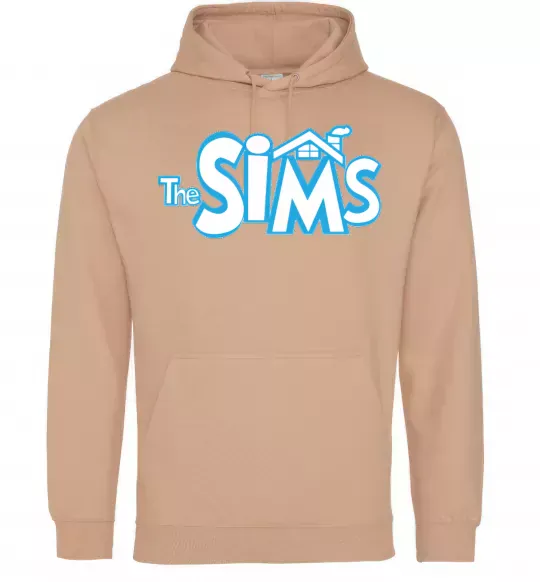 Мужская толстовка (худи) THE SIMS Песочный фото
