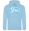 Мужская толстовка (худи) THE SIMS Голубой фото
