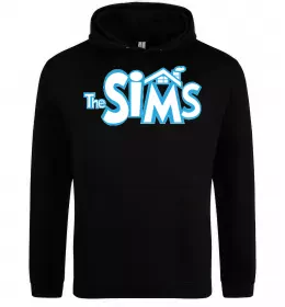 Женская толстовка (худи) THE SIMS Черный фото