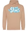 Жіноча толстовка (худі) THE SIMS Пісочний фото