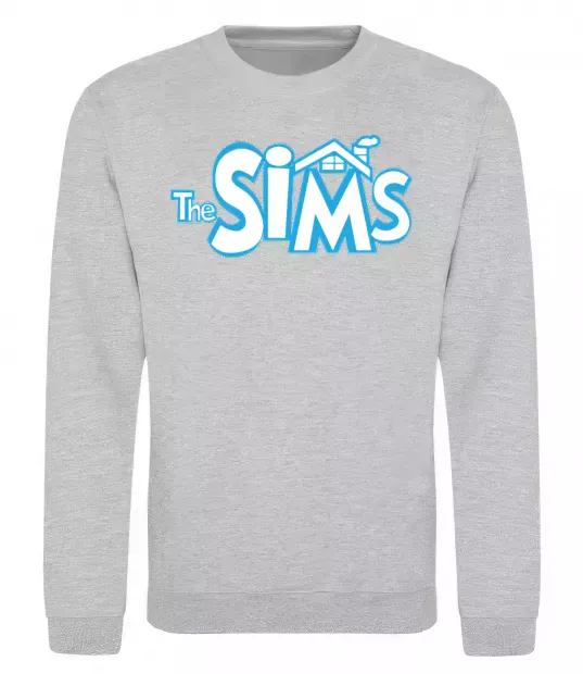 Світшот THE SIMS Сірий меланж фото