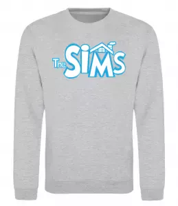 Світшот THE SIMS Сірий меланж фото