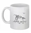 Чашка керамічна SIMON'S CAT з вузликом Білий фото