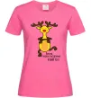 Женская футболка Весело, весело зустрінемо Новий Рік Ярко-розовый Женская футболка Весело, весело зустрінемо Новий Рік Ярко-розовый фото