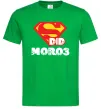 Мужская футболка Супер Дід Мороз Зеленый фото