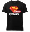 Чоловіча преміум футболка Супер Санта Клаус Чорний фото