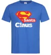 Мужская футболка Супер Санта Клаус Ярко-синий фото