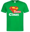 Мужская футболка Супер Санта Клаус Зеленый фото