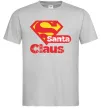 Мужская футболка Супер Санта Клаус Серый фото