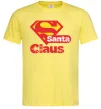 Мужская футболка Супер Санта Клаус Лимонный фото