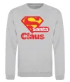 Світшот Супер Санта Клаус Сірий меланж фото