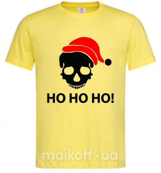 Чоловіча футболка HO HO HO! Лимонний фото