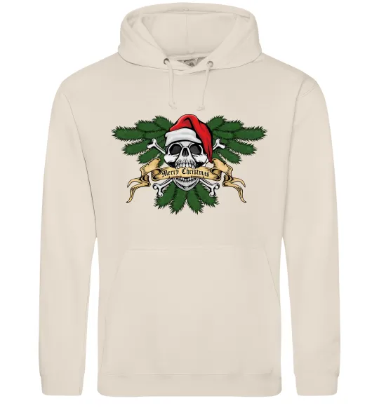 Жіноча толстовка (худі) Christmas skull Таш фото