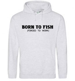 Жіноча толстовка (худі) Born to fish (forced to work)