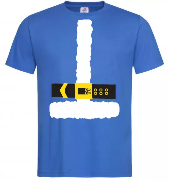 Мужская футболка Костюм Санти Ярко-синий фото