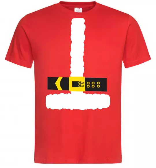 Мужская футболка Костюм Санти Красный фото