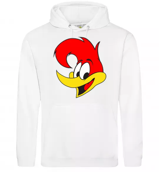 Мужская толстовка (худи) WOODY WOODPECKER Белый фото