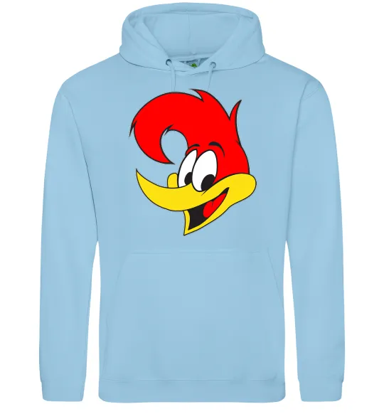 Чоловіча толстовка (худі) WOODY WOODPECKER Блакитний фото