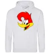 Женская толстовка (худи) WOODY WOODPECKER Серый меланж фото
