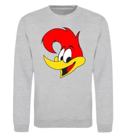 Свитшот WOODY WOODPECKER Серый меланж фото