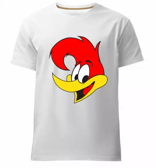 Мужская премиум футболка WOODY WOODPECKER Белый фото