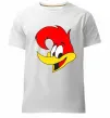 Мужская премиум футболка WOODY WOODPECKER Белый фото