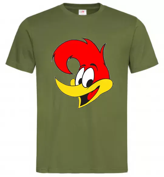 Мужская футболка WOODY WOODPECKER Оливковый фото