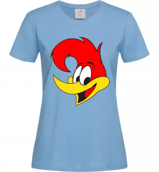 Жіноча футболка WOODY WOODPECKER Блакитний фото