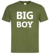 Чоловіча футболка BIG BOY Оливковий фото