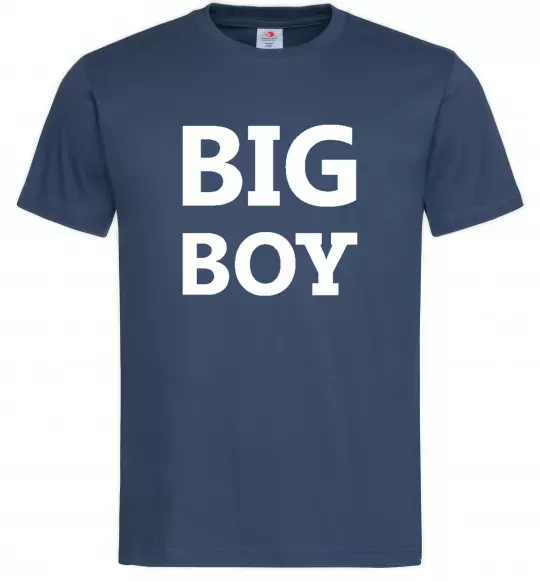 Чоловіча футболка BIG BOY Темно-синій фото