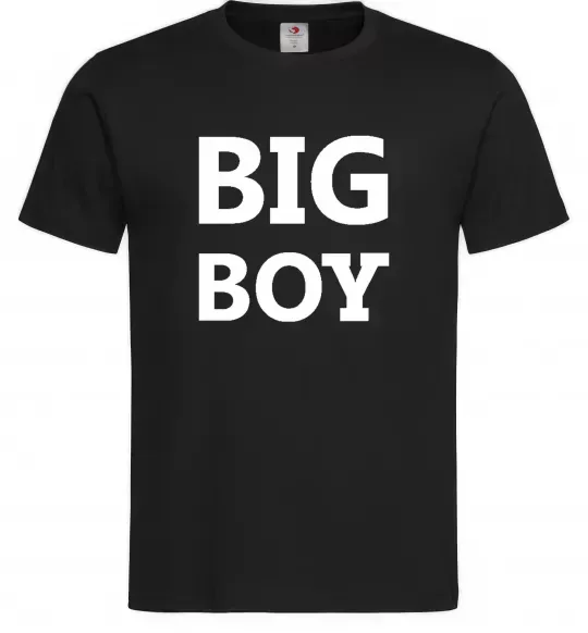 Чоловіча футболка BIG BOY Чорний фото