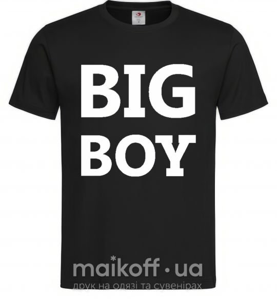 Чоловіча футболка BIG BOY Чорний фото