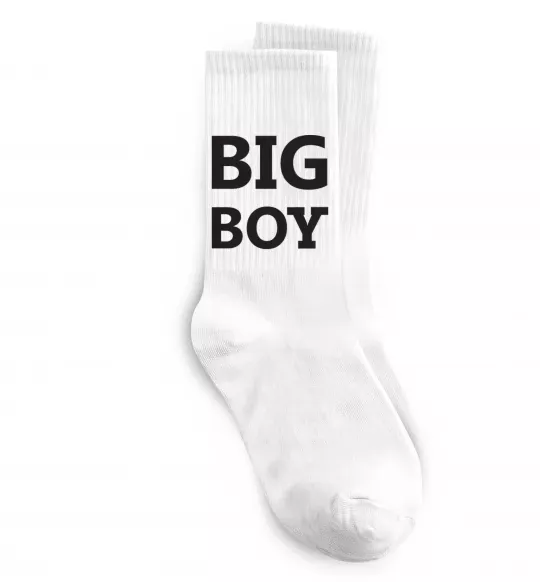 Шкарпетки BIG BOY Білий фото
