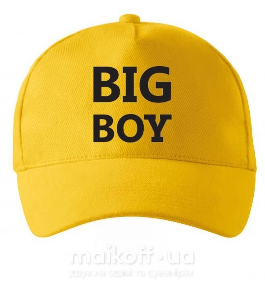 Кепка BIG BOY Сонячно жовтий фото