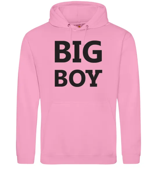 Мужская толстовка (худи) BIG BOY Розовый фото
