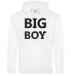 Мужская толстовка (худи) BIG BOY Белый фото