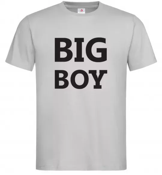 Чоловіча футболка BIG BOY Сірий фото