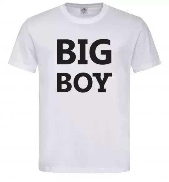 Чоловіча футболка BIG BOY Білий фото