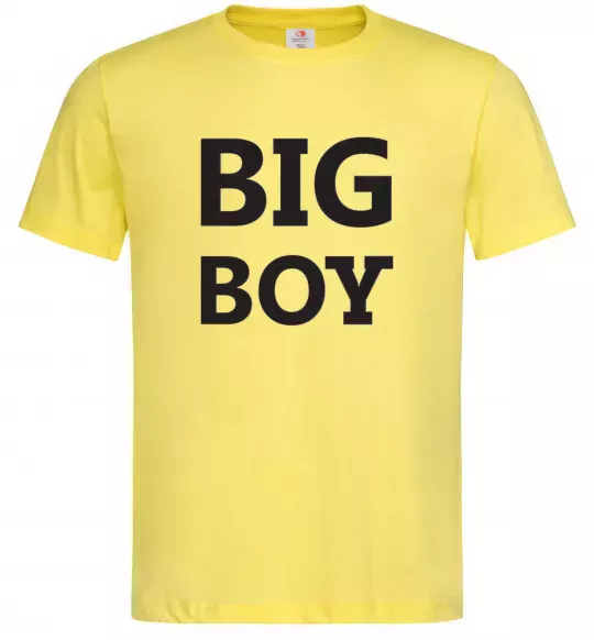 Чоловіча футболка BIG BOY Лимонний фото