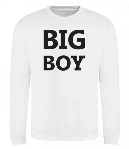 Свитшот BIG BOY Белый фото